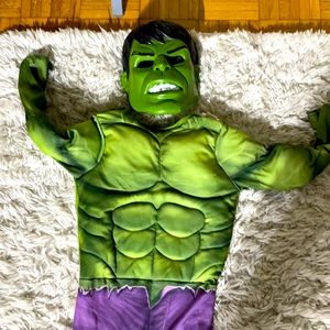 Hulk kids costume - size S (4-6)